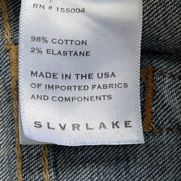 SLVRLAKE Lou Lou Mid-Rise Straight Cropped Jeans. Size 28. - Picture 11 of 11